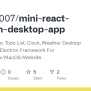 GitHub - Shehari007/mini-react-electron-desktop-app: 4 In 1 Calculator, Todo List, Clock ...