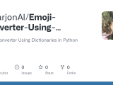 Github Askarjonai Emoji Converter Using Dictionaries In Python Emoji