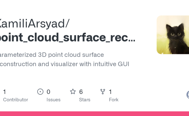 GitHub - KamiliArsyad/point_cloud_surface_reconstruction