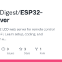 GitHub - Circuit-Digest/ESP32-Webserver: Build An ESP32 LED Web Server ...