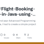 GitHub - AnitejM/Flight-Booking-System-in-Java-using-Switch-Case: As Part Of My 2nd Year ...