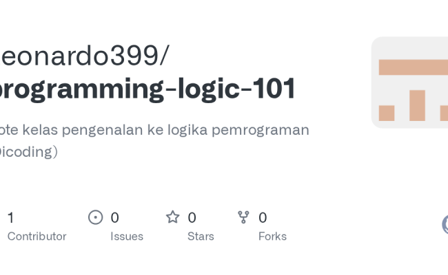 GitHub - Leonardo399/programming-logic-101: Note Kelas Pengenalan Ke ...