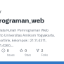 GitHub - Aryoioo/fp_pemrograman_web: Final Project Mata Kuliah ...
