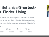Github Sahilbehaniya Shortest Path Finder Using Dijkstra Algorithm