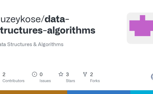 GitHub - Kuzeykose/data-structures-algorithms: Data Structures & Algorithms