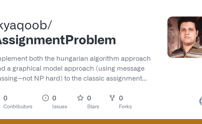 GitHub - Ikyaqoob/AssignmentProblem: Implement Both The Hungarian ...
