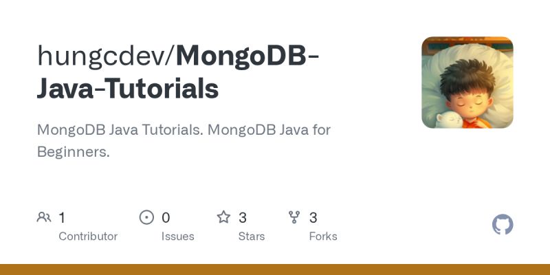Github Trishagee Mongodb Java Tutorial Tutorial Materials For The - Download Elegant Sunset Illustration | Full HD