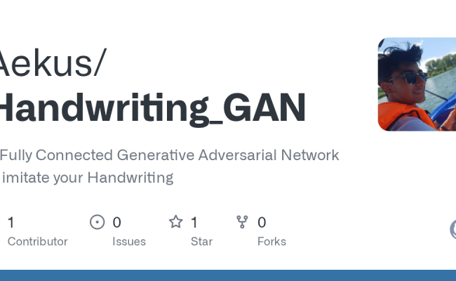 GitHub - Aekus/Handwriting_GAN: A Fully Connected Generative ...