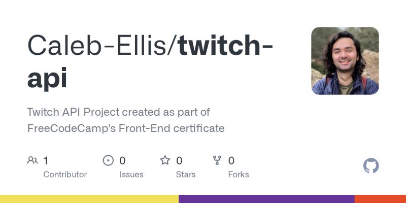 Github Petterkraabol Laravel Twitch Api Twitch Api For Laravel 5 - Best Nature Images in Desktop
