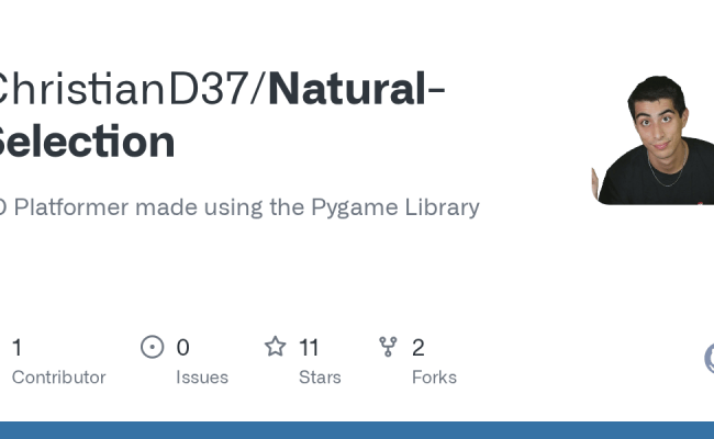 GitHub - ChristianD37/Natural-Selection: 2D Platformer Made Using The Pygame Library