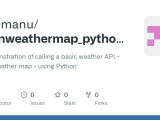 Github Ahuimanu Openweathermap Python Example A Demonstration Of