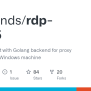 GitHub - Kulaginds/rdp-html5: RDP Web Client With Golang Backend For ...