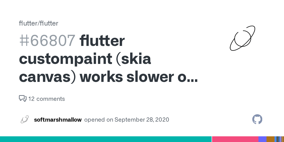 Flutter Custompaint Skia Canvas Works Slower On Mac Than Web Issue 66807 Flutter Flutter Github