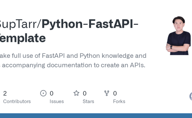 GitHub - SupTarr/Python-FastAPI-Template: Make Full Use Of FastAPI And ...
