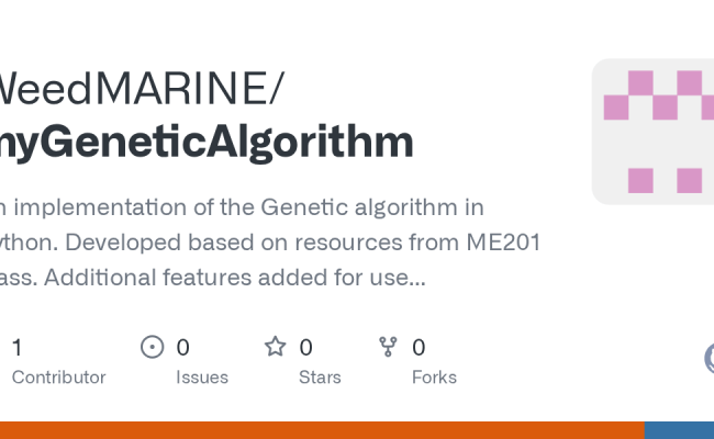 GitHub - WeedMARINE/myGeneticAlgorithm: An Implementation Of The ...