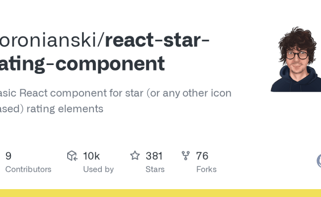 GitHub - Voronianski/react-star-rating-component: Basic React Component ...