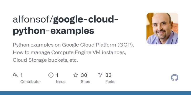 GitHub - alfonsof/google-cloud-python-examples: Python examples on ...