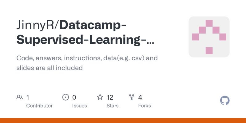 Free Course Supervised Learning With Scikit Learn Form Datacamp - Download Premium Geometric Picture | Full HD