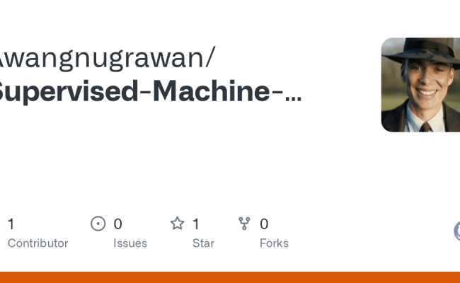 GitHub - Awangnugrawan/Supervised-Machine-Learning-Regression-and ...