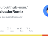 Github Default Github User Deezloaderremix A Heroku Deployable
