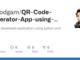 Releases Ykbodgam Qr Code Generator App Using Python With Pyqt5 Github