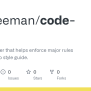 GitHub - Theiceeman/code-linter: A Code Formatter That Helps Enforce ...