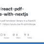 GitHub - Ln-dev7/react-pdf-example-with-nextjs: Using The React-pdf ...