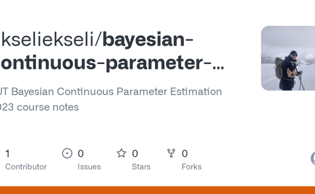 GitHub - Akseliekseli/bayesian-continuous-parameter-estimation: LUT ...