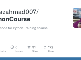 Github Imtiazahmad007 Pythoncourse Source Code For Python Training