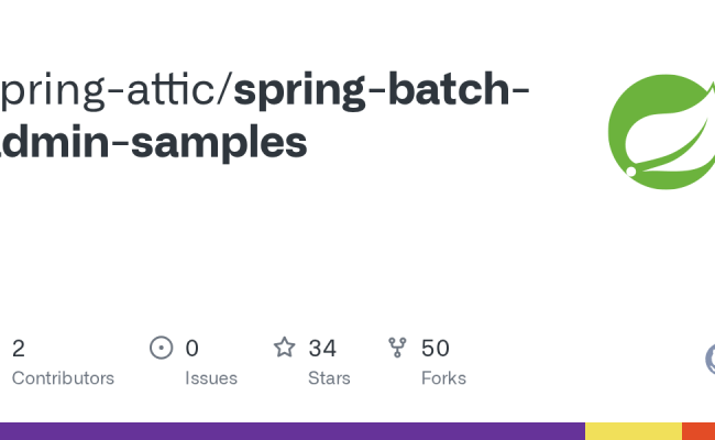 GitHub - Spring-attic/spring-batch-admin-samples