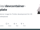 Github Techiro Devcontainer Template Devcontainer Image For Flutter