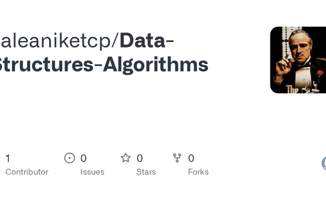 GitHub - Kaleaniketcp/Data-Structures-Algorithms
