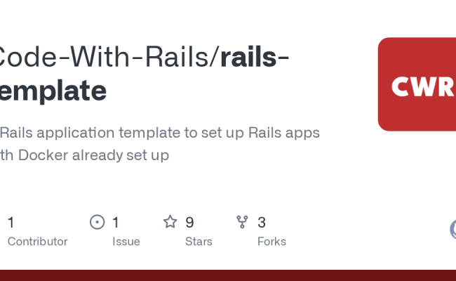 GitHub - Code-With-Rails/rails-template