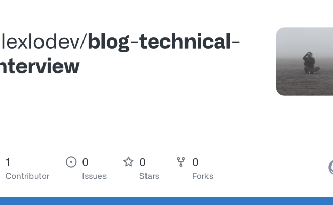 GitHub - Alexlodev/blog-technical-interview