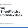 [v4] BottomSheetFlatList InitialScrollIndex Does Not Work · Issue #1058 ...