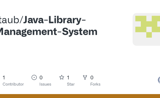 GitHub - Rtaub/Java-Library-Management-System