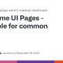 Theme UI Pages - Available For Common Users · Issue #6 · App-generator/django-admin-material ...