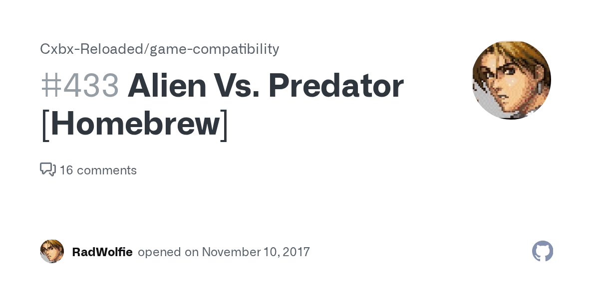 Click save, let it finish and click ok,exit out of the application, you now have an xemu emulator compatible iso. Alien Vs Predator Homebrew Issue 433 Cxbx Reloaded Game Compatibility Github