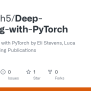 GitHub - Vishwesh5/Deep-Learning-with-PyTorch: Deep Learning With ...