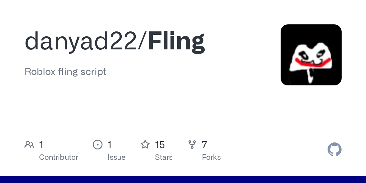 GitHub Danyad22 Fling Roblox Fling Script Fling