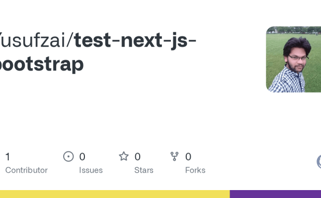 GitHub - Yusufzai/test-next-js-bootstrap