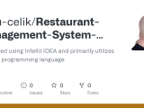 Github Ebru Celik Restaurant Management System Java Springboot