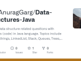 Github Devanuraggarg Data Structures Java All The Data Structure