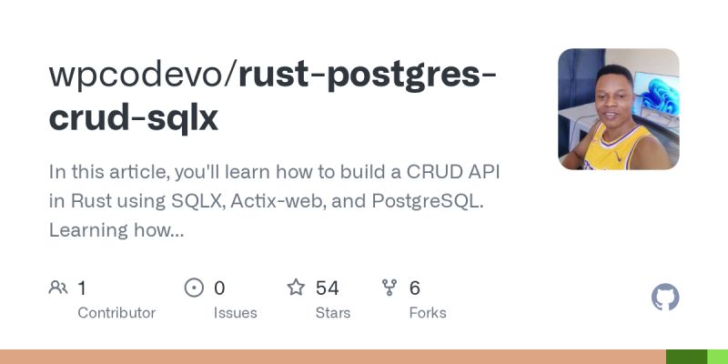 Github Akarika Crud Rocket Postgres Crud With Rocket Rs And Disel - Ultra HD Light Backgrounds for Desktop