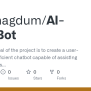 GitHub - Om-magdum/AI-ChatBot: The Primary Goal Of The Project Is To ...