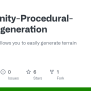 GitHub - Aiczk/Unity-Procedural-terrain-generation: An Asset That Allows You To Easily Generate ...