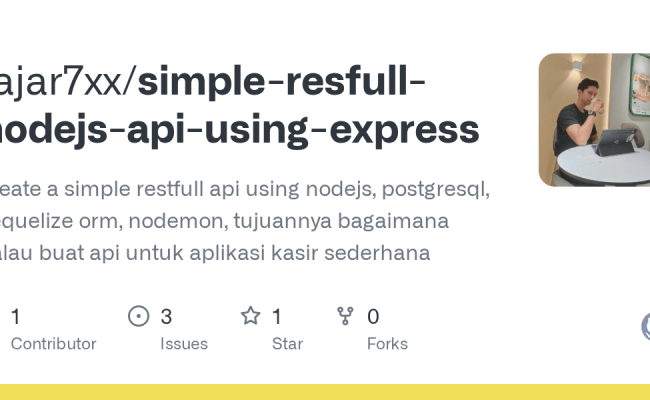 GitHub - Fajar7xx/simple-resfull-nodejs-api-using-express: Create A Simple Restfull Api Using ...