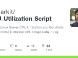 Github Techarkit Cpu Utilization Script Monitor Linux Server Cpu