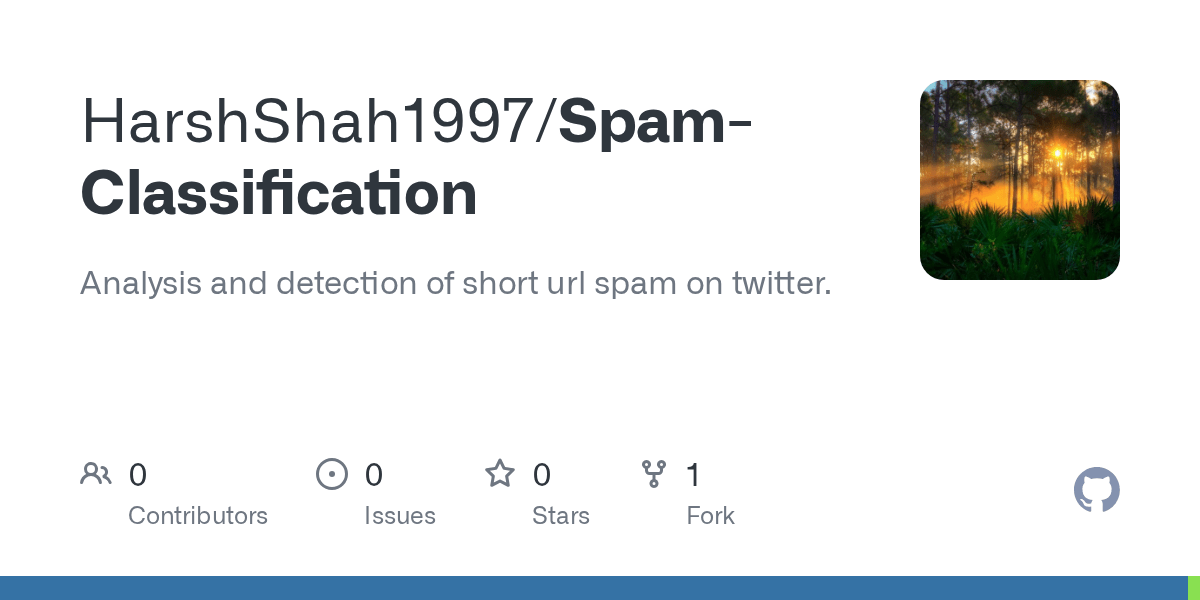 Informasi terbaru terpopuler akan kami share didalam pertemuan kali ini. Spam Classification Clicksbydomains Txt At Master Harshshah1997 Spam Classification Github