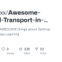 GitHub - Changwxx/Awesome-Optimal-Transport-in-Deep-Learning: A Collection Of AWESOME Things ...
